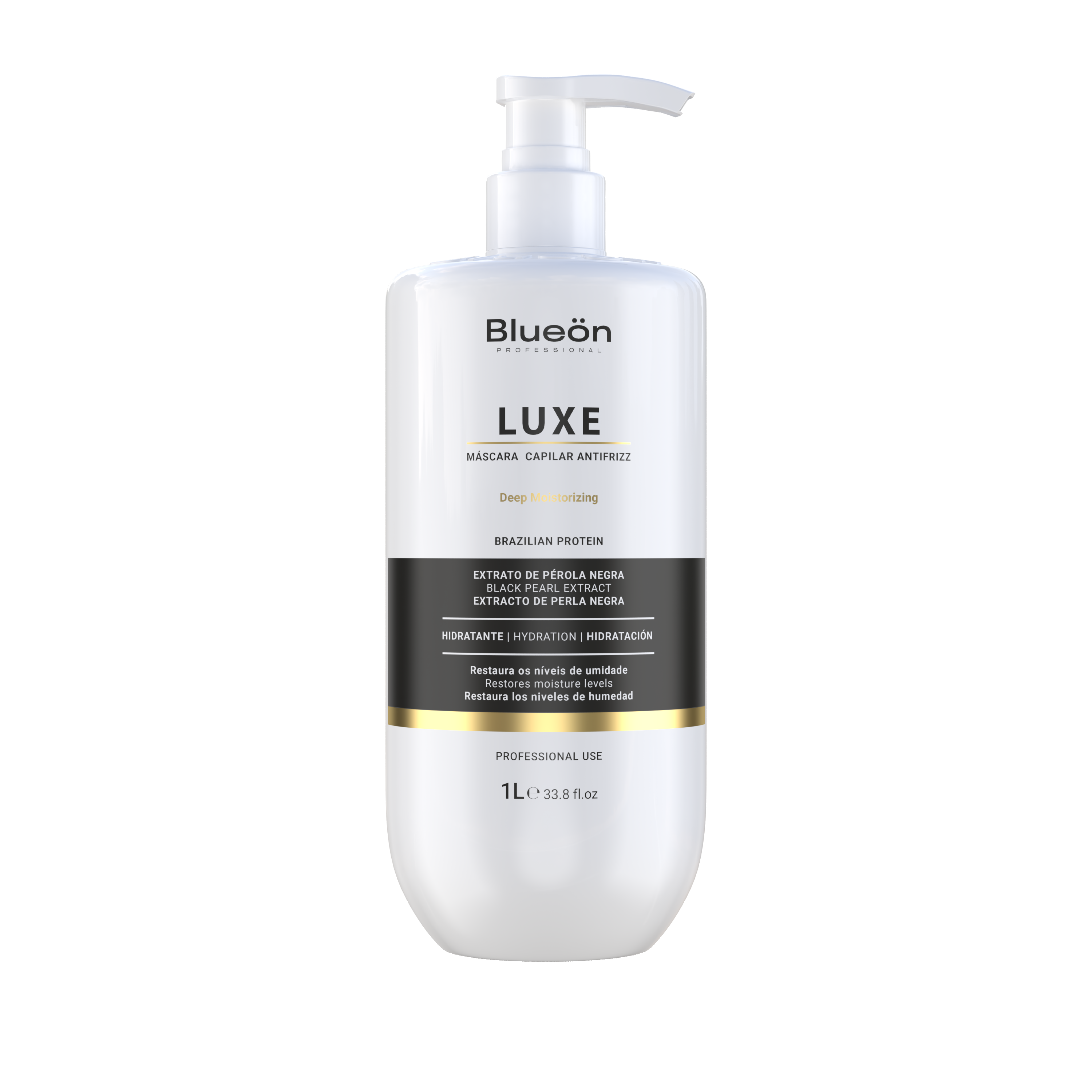 Luxe Máscara Capilar AntiFrizz Blueön 1L