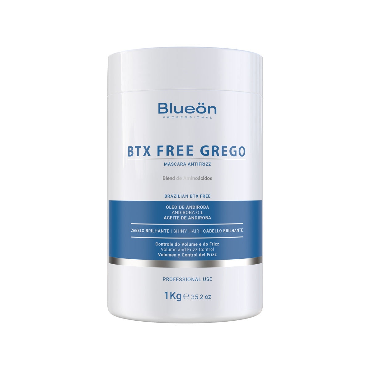 Máscara Redutora de Volume BTX Grego Blueön 1KG